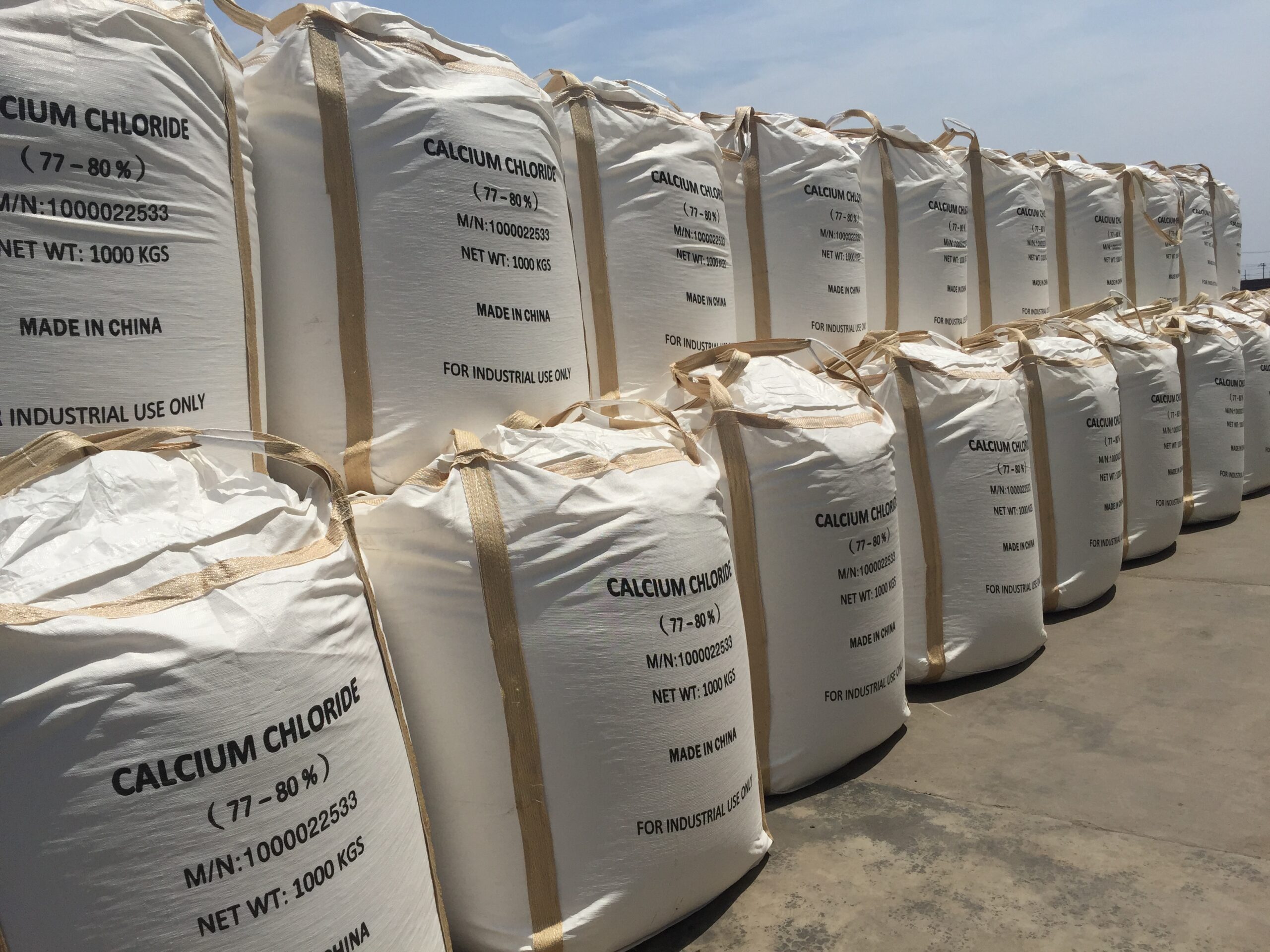 Calcium chloride flake 1000kg bag